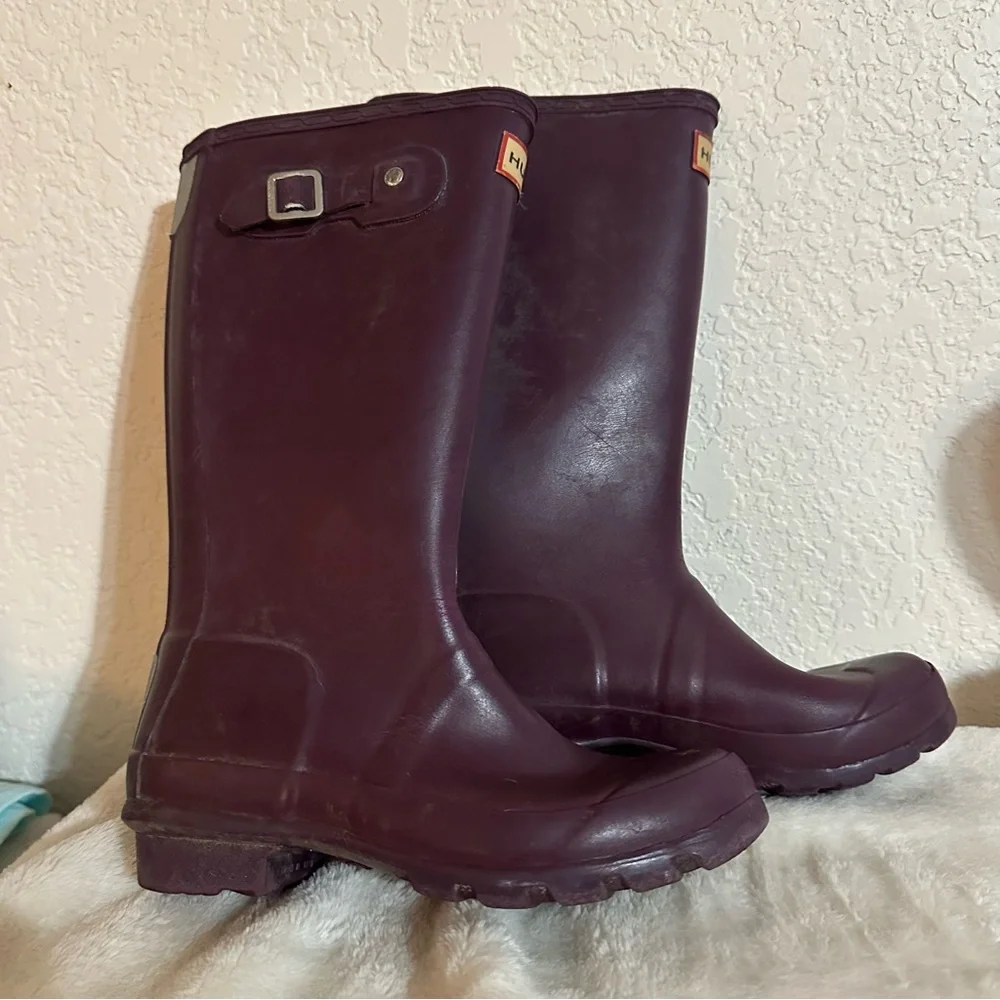 Hunter‎ Purple Tall Rain Boots